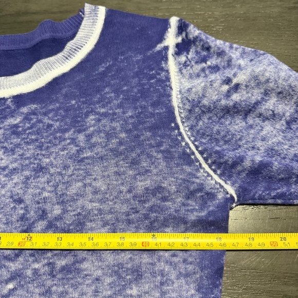 Sisters Women’s Purple Acid Wash Long Sleeve Pullover‎ Size L - Picture 4 of 7